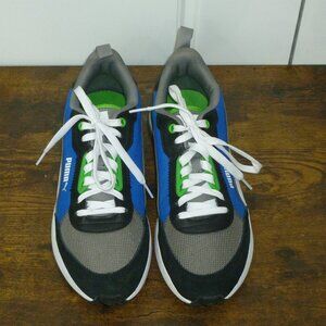 PUMA Graviton Sneakers in Blue, Gray, Black & Green